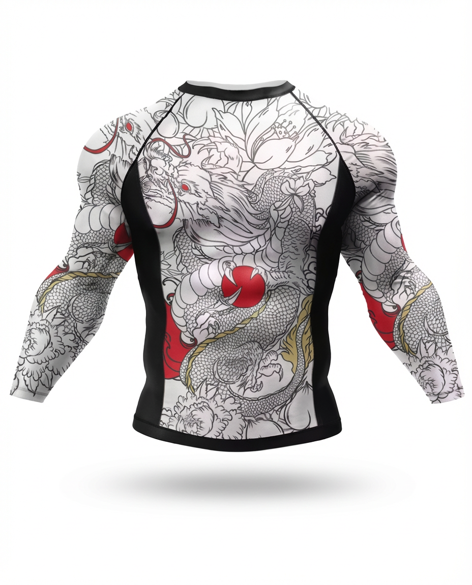 Sunbound Dragon Rashguard