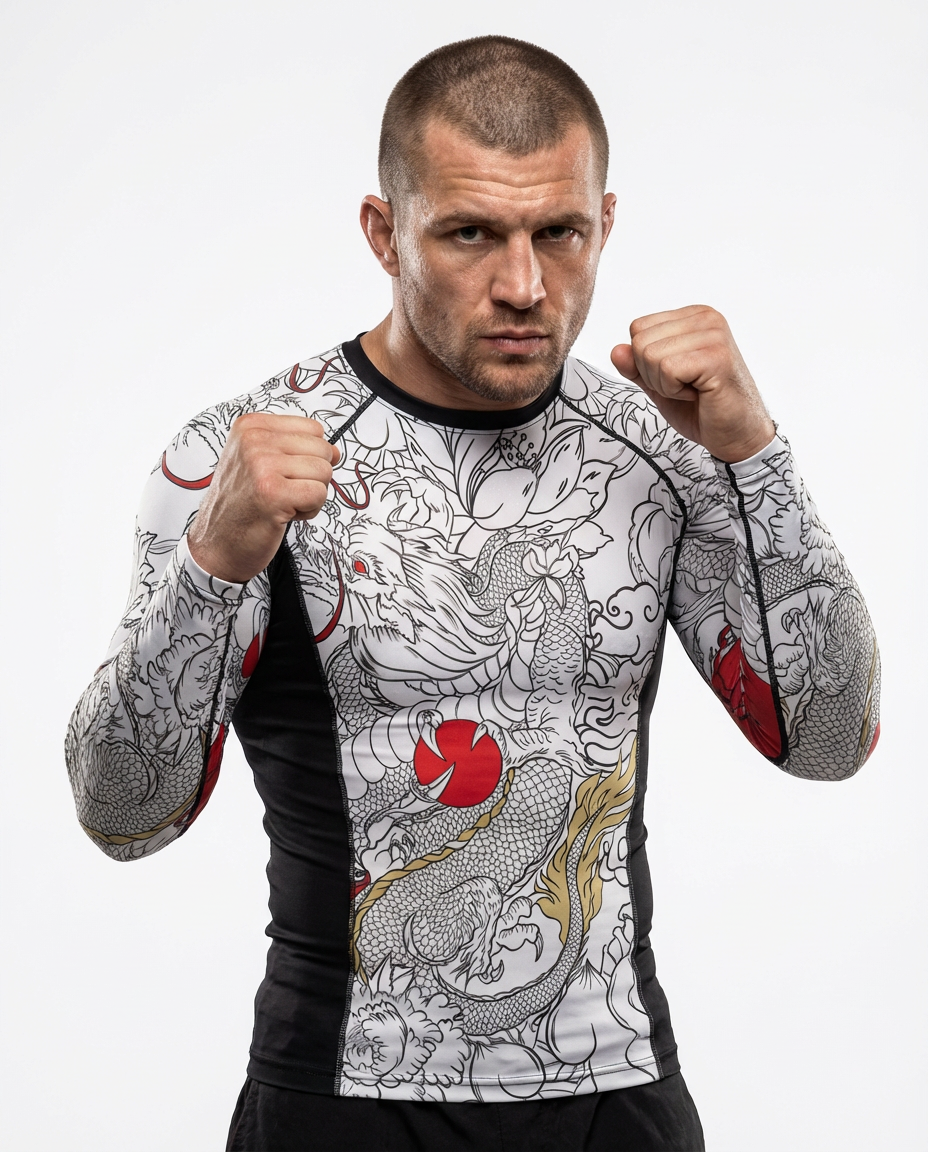 Sunbound Dragon Rashguard