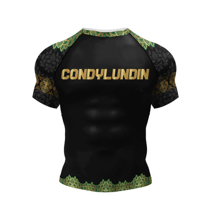 Personal Popular Design Sublimation Short Sleeve Black No Gi BJJ Jiu Jitsu Rashguard Fight BJJ Mma Rash Guard Shirts For Men