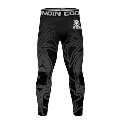 Hete Verkoop Cody Lundin Bedrukte Bloem Fitness Bjj Jiu   nti-uv Mannelijke Sublimatie Oefening Jogging Hardlooplegging Legging