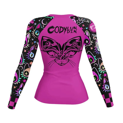 New Ladies Women Rash Guard Gym Clothing MMA Compression Sportswear Jiu Jitsu Rashguard T-shirts+Pant Boxing Grappling 4pcs/Set