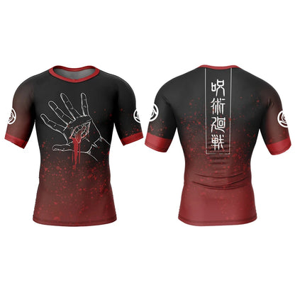 Jujutsu Kaisen 3D Anime Compression T Shirt Men's Sport Running Jogging Gym Tracksuit Men Clothing Boxing Rashgard Tops Man