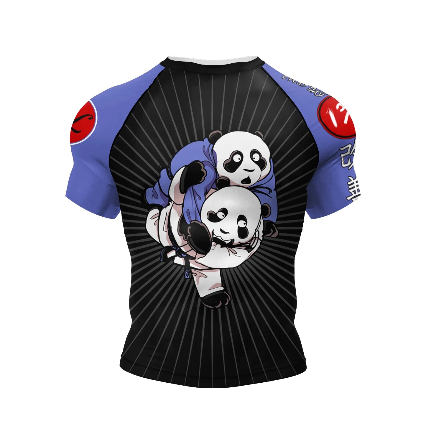 Personal Popular Design Sublimation Short Sleeve Black No Gi BJJ Jiu Jitsu Rashguard Fight BJJ Mma Rash Guard Shirts For Men