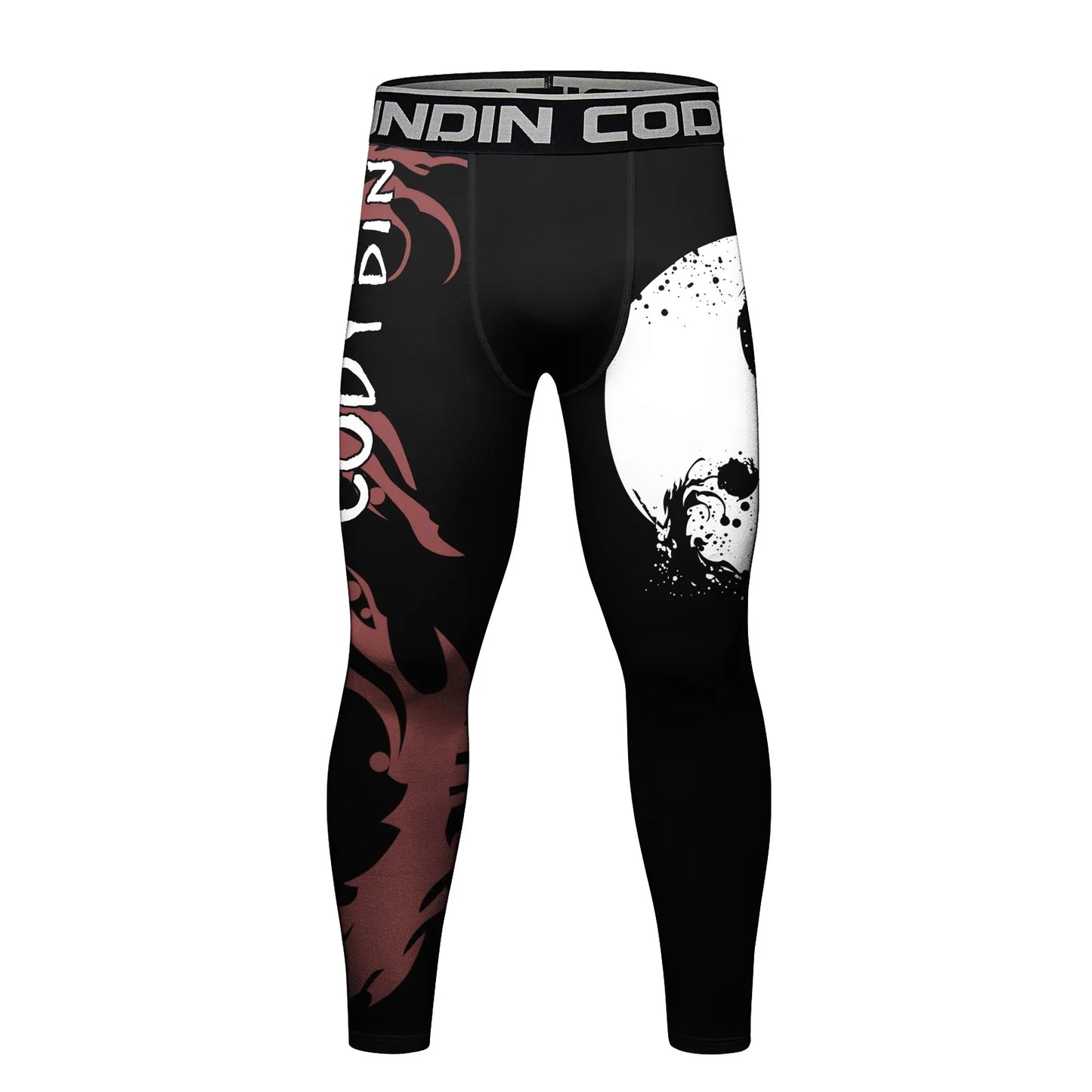 Hete Verkoop Cody Lundin Bedrukte Bloem Fitness Bjj Jiu   nti-uv Mannelijke Sublimatie Oefening Jogging Hardlooplegging Legging