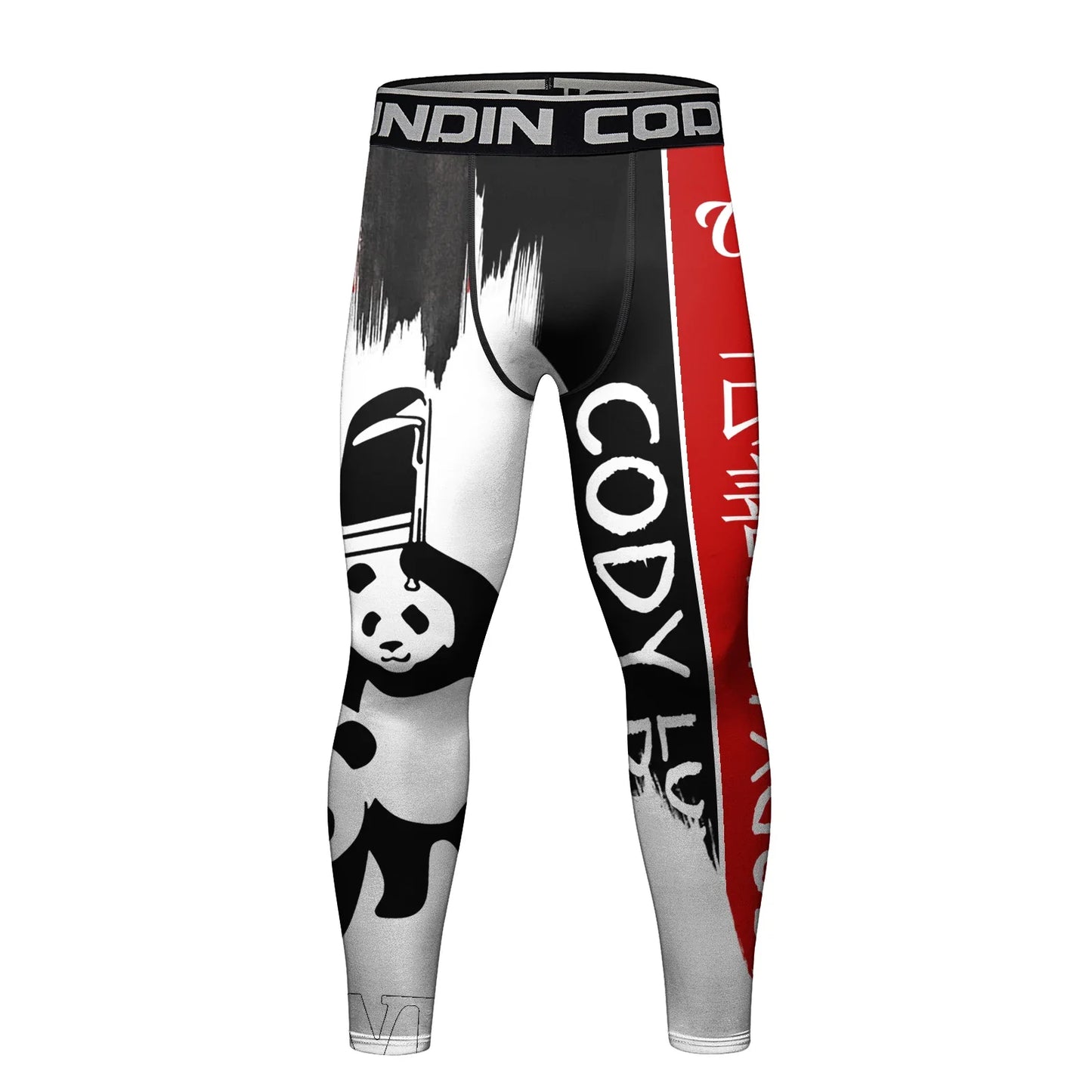 Hete Verkoop Cody Lundin Bedrukte Bloem Fitness Bjj Jiu   nti-uv Mannelijke Sublimatie Oefening Jogging Hardlooplegging Legging