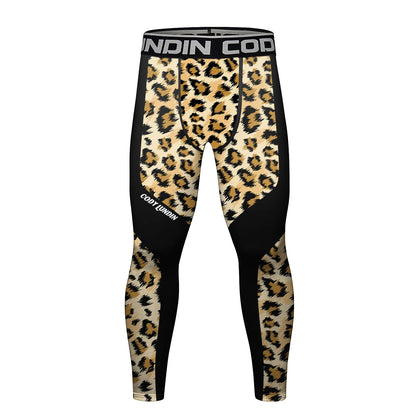 Hete Verkoop Cody Lundin Bedrukte Bloem Fitness Bjj Jiu   nti-uv Mannelijke Sublimatie Oefening Jogging Hardlooplegging Legging